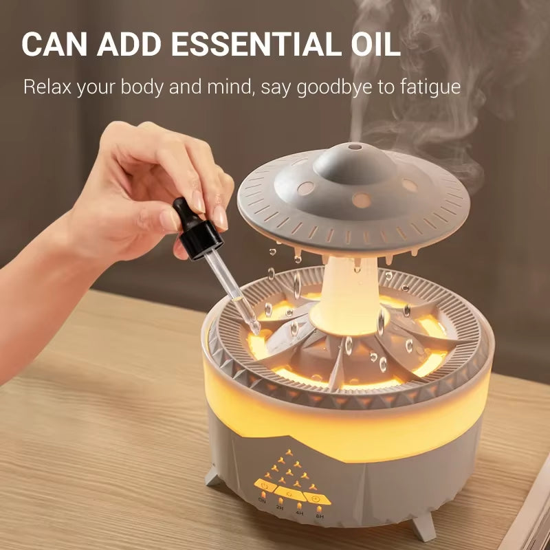 UFO Air Humidifier with Rain Lamp | air diffuser