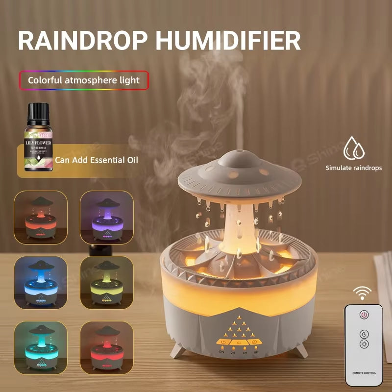 UFO Air Humidifier with Rain Lamp | air diffuser