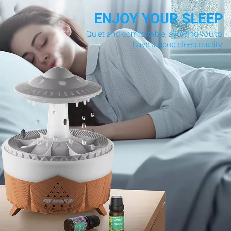 UFO Air Humidifier with Rain Lamp | air diffuser