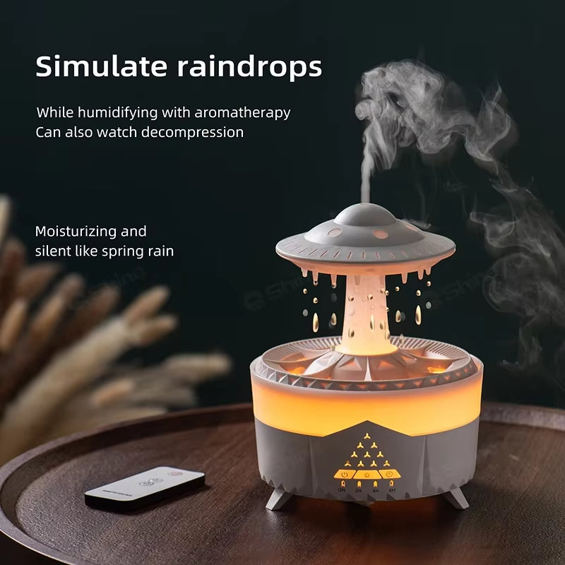 UFO Air Humidifier with Rain Lamp | air diffuser